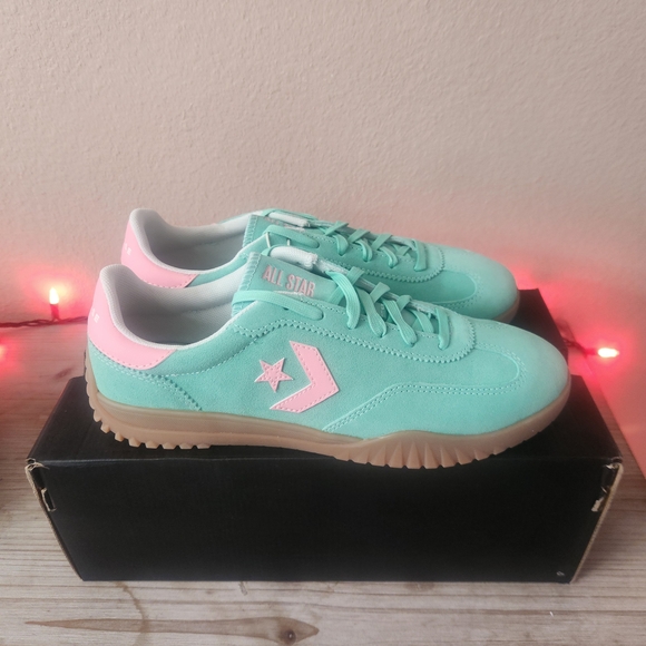 Converse Rub Star Mint Green and Pink Women's Size 8 - Picture 1 of 5